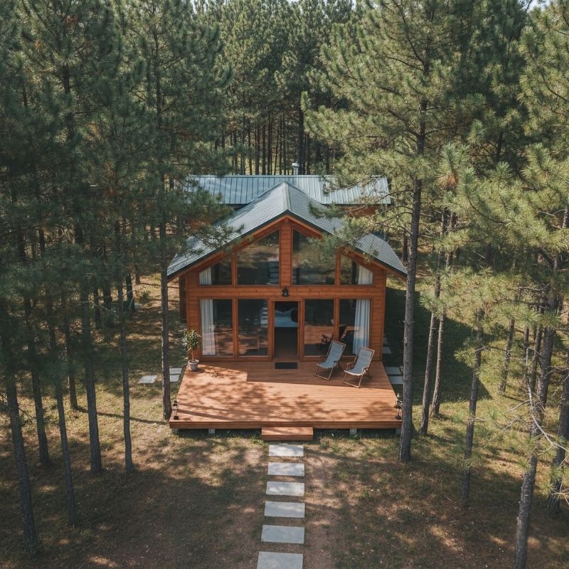 10+ Mẫu Thiết Kế Cảnh Quan Homestay Gần Gũi Thiên Nhiên 4 Homestay Giữa Rừng Thông Không Gian Nghỉ Dưỡng An Yên