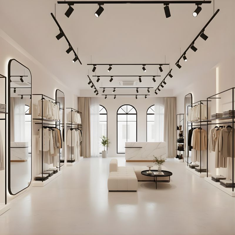 Mẫu 1_ Showroom Thời Trang Hiện Đại – Sang Trọng