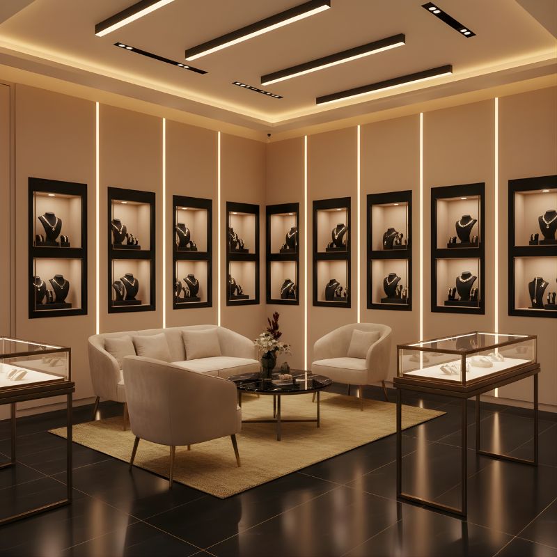 Mẫu 5_ Showroom Trang Sức Cao Cấp – Luxury Classic