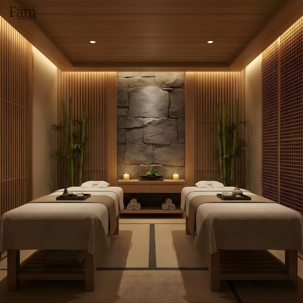 Mẫu 7 Spa Zen Nhật Bản Tối Giản Và Thư Giãn