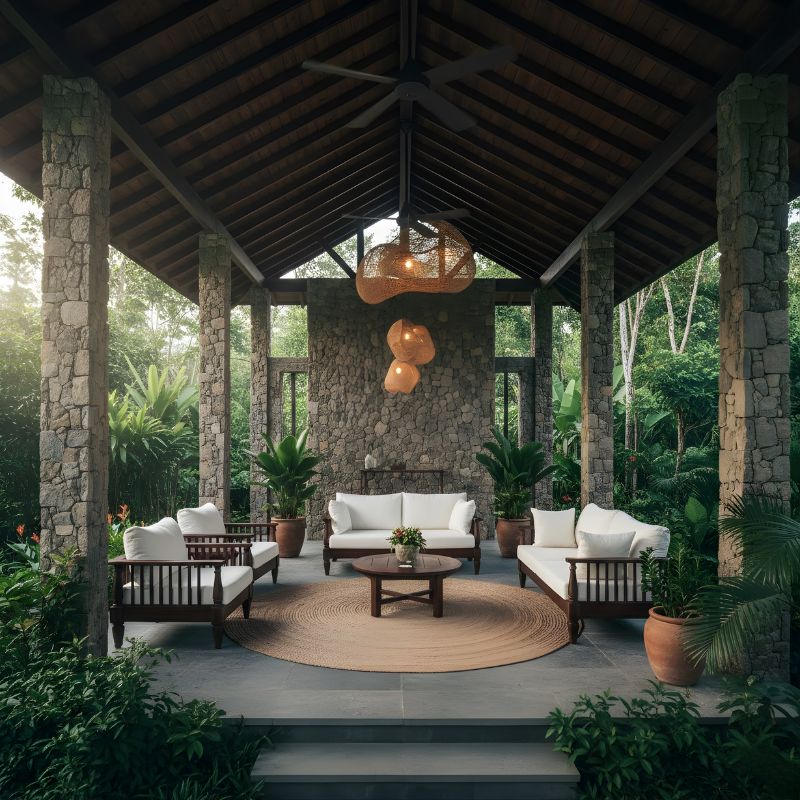 Mẫu Homestay Ven Biển Phong Cách Tropical Hiện Đại