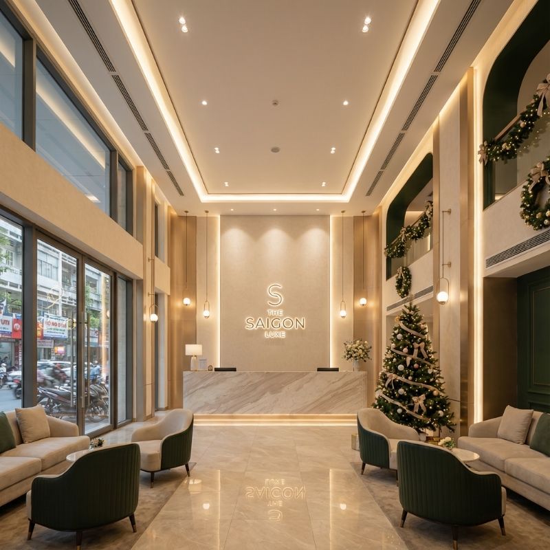 Thiết Kế Khách Sạn 5 Tầng Cao Cấp Cho Mùa Lễ Hội Cuối Năm