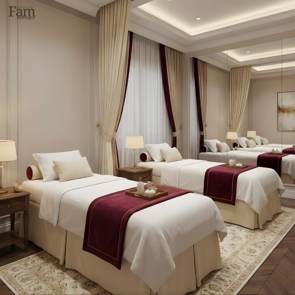 Mẫu 3_ Phòng Spa Sang Trọng Kiểu Châu Âu