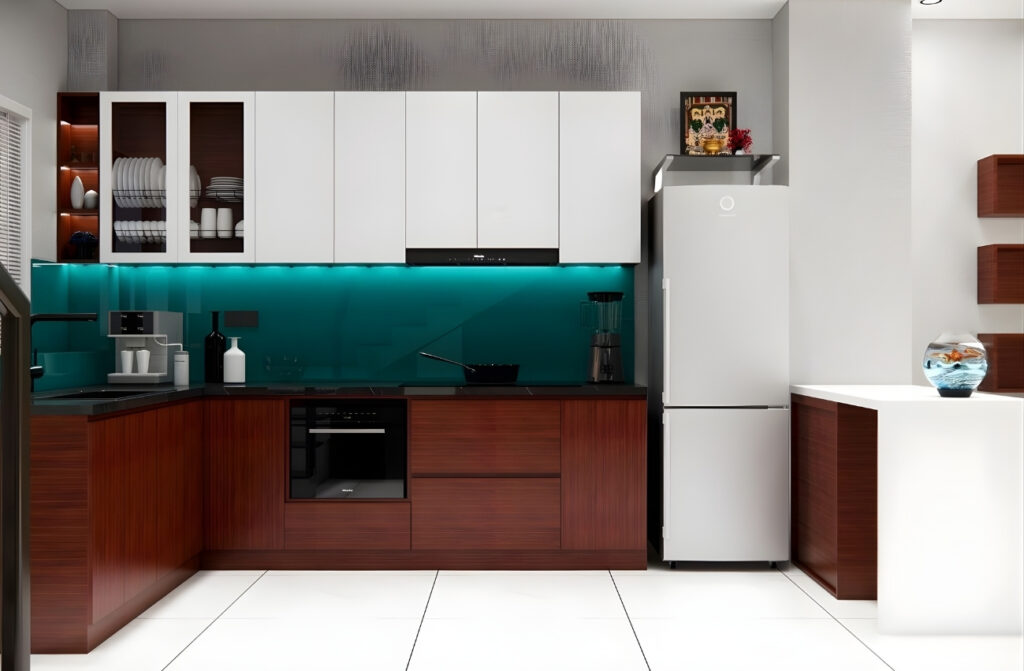 Khu Bep Lien Thong Open plan Kitchen 2