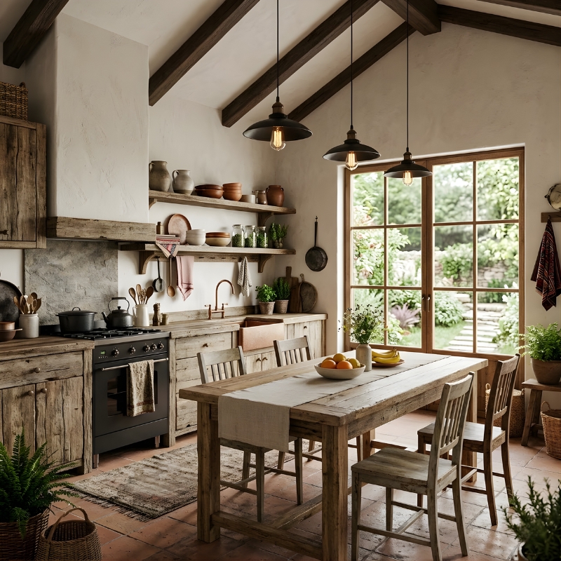 Phong Cách Rustic