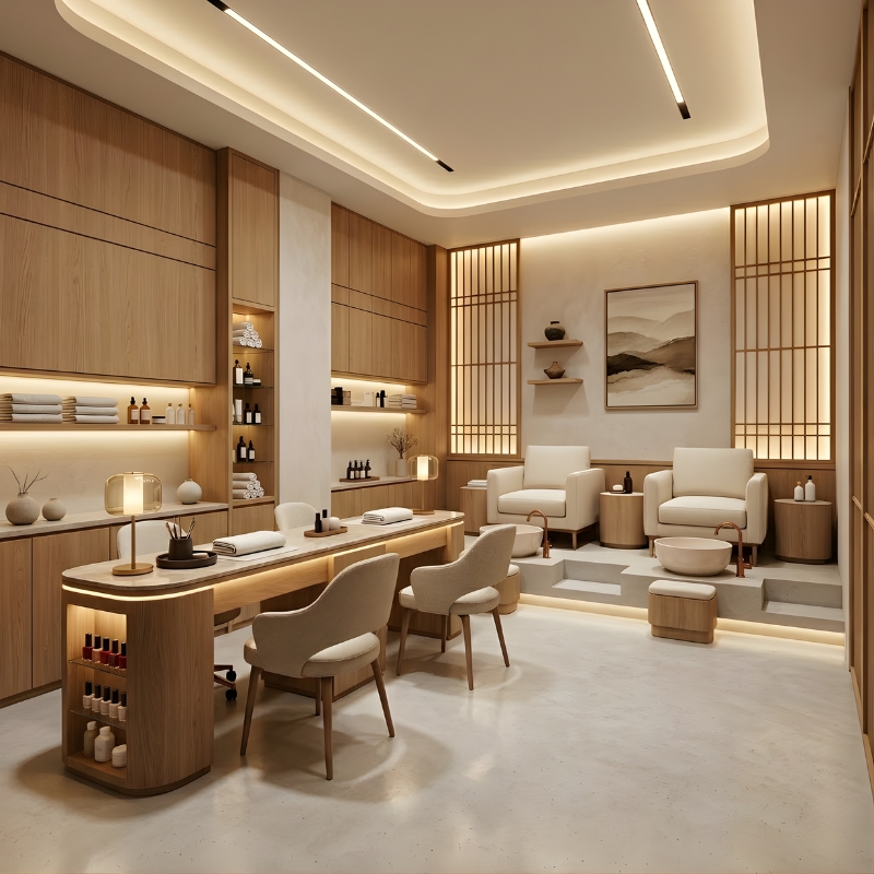 Thiết Kế Spa Phong Cách Nhật Bản