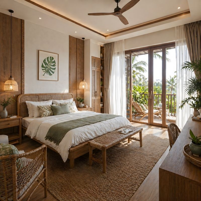 Xu Hướng 3_ Nội Thất Homestay Tropical (Nhiệt Đới)