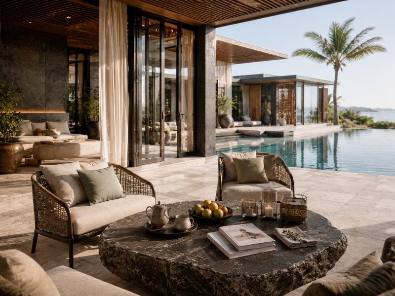 Mẫu Resort Tropical Hiện Đại
